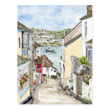 'Polruan' Postcard