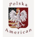 Polska American Tribute Raglan Sleeve T-Shirt