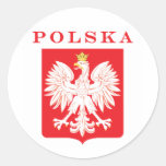 Polska Eagle Red Shield Sticker