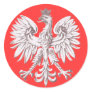 Polska Round Stickers