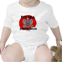 POLSKA STRONGMAN in Training Baby Bodysuit
