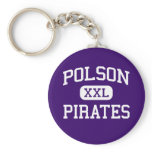 Polson - Pirates - High School - Polson Montana keychains