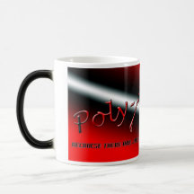 Poly-Atheism Mug with Background