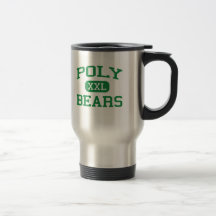 Poly - Bears - High School - Riverside California Coffee Mugs
