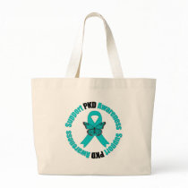 Polycystic Kidney Disease Awareness Butterfly Canvas Bags