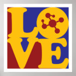 Polymer Chemistry Love Posters