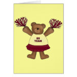 Pom Pom Cheerleader Bear Tshirts and Gifts Cards