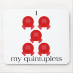 Pom Pom Quintuplets Mousepad