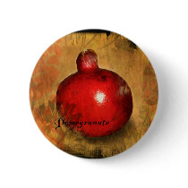 Pomegranate Pinback Buttons
