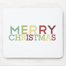 Pomegranate Ink - Merry Christmas Multicolor Mousepads