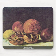 Pomegranates By Courbet Gustave Mousepads