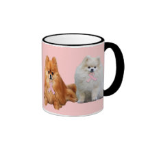 Pomeranian Breast Cancer Mug