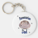 Pomeranian Dad Keychain