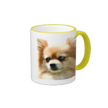 Pomeranian dog coffee mug