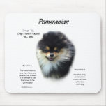 Pomeranian History Design mousepads