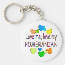 POMERANIAN KEY CHAIN