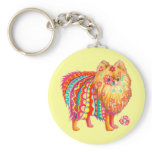 Pomeranian Keychain