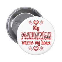POMERANIAN Love Buttons