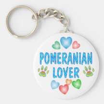 POMERANIAN LOVER KEYCHAINS