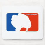 Pomeranian Major League Dog Mousepad