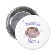 Pomeranian Mum - Button
