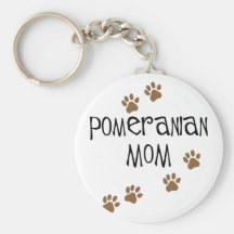 Pomeranian Mum Keychain