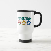POMERANIAN Mum Paw Print 1 Mug
