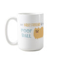 Pomeranian Poof Ball mugs