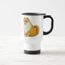 Pomeranian Puppy Travel Mug