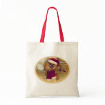 Pomeranian Santa Xmas Bag