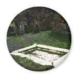 Pompei - Marble Fountain in the Garden of a Villa Fridge Magnet