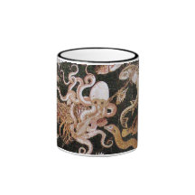 POMPEII COLLECTION / OCEAN - SEA LIFE SCENE COFFEE MUG
