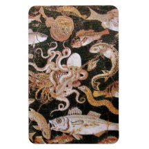 POMPEII COLLECTION / OCEAN - SEA LIFE SCENE RECTANGLE MAGNETS