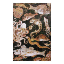 POMPEII COLLECTION / OCEAN - SEA LIFE SCENE CUSTOM STATIONERY