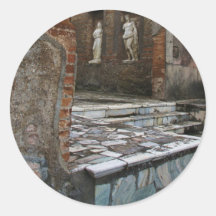 Pompeii - Forum Round Stickers