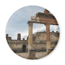 Pompeii - Remaining columns of the Arcade Fridge Magnet