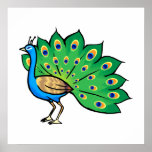 Ponce Peacock posters