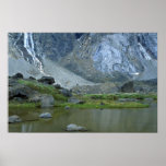 Pond beneath Mount Thor on Baffin Island, NWT, Can Poster