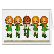 Pond Dance! - St. Patrick's Card