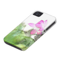 POND LOTUS l Chinese Brush Painting Art casemate cases