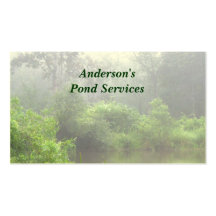 Pond Services Business Cards