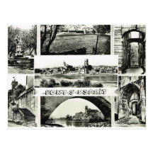 Pont St Espirit; early multiview postcard
