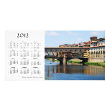 Ponte Vecchio 2012 Calendar Photo Card