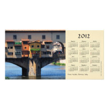 Ponte Vecchio 2012 Calendar Photo Card