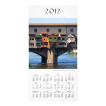 Ponte Vecchio 2012 Calendar Photo Card