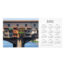 Ponte Vecchio 2012 Calendar Photo Card