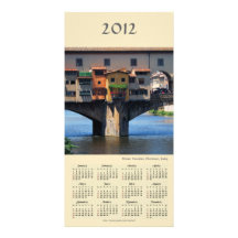 Ponte Vecchio 2012 Calendar Photo Card