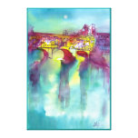 Ponte Vecchio -Florence Stretched Canvas Print