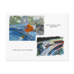 Pontiac hood ornaments postcards