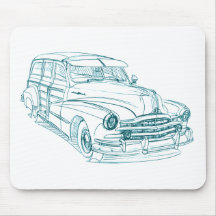 Pontiac Woody Wagon 1948 Mousepads